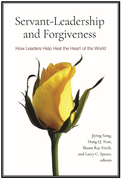 White book cover with single yellow rose in the center